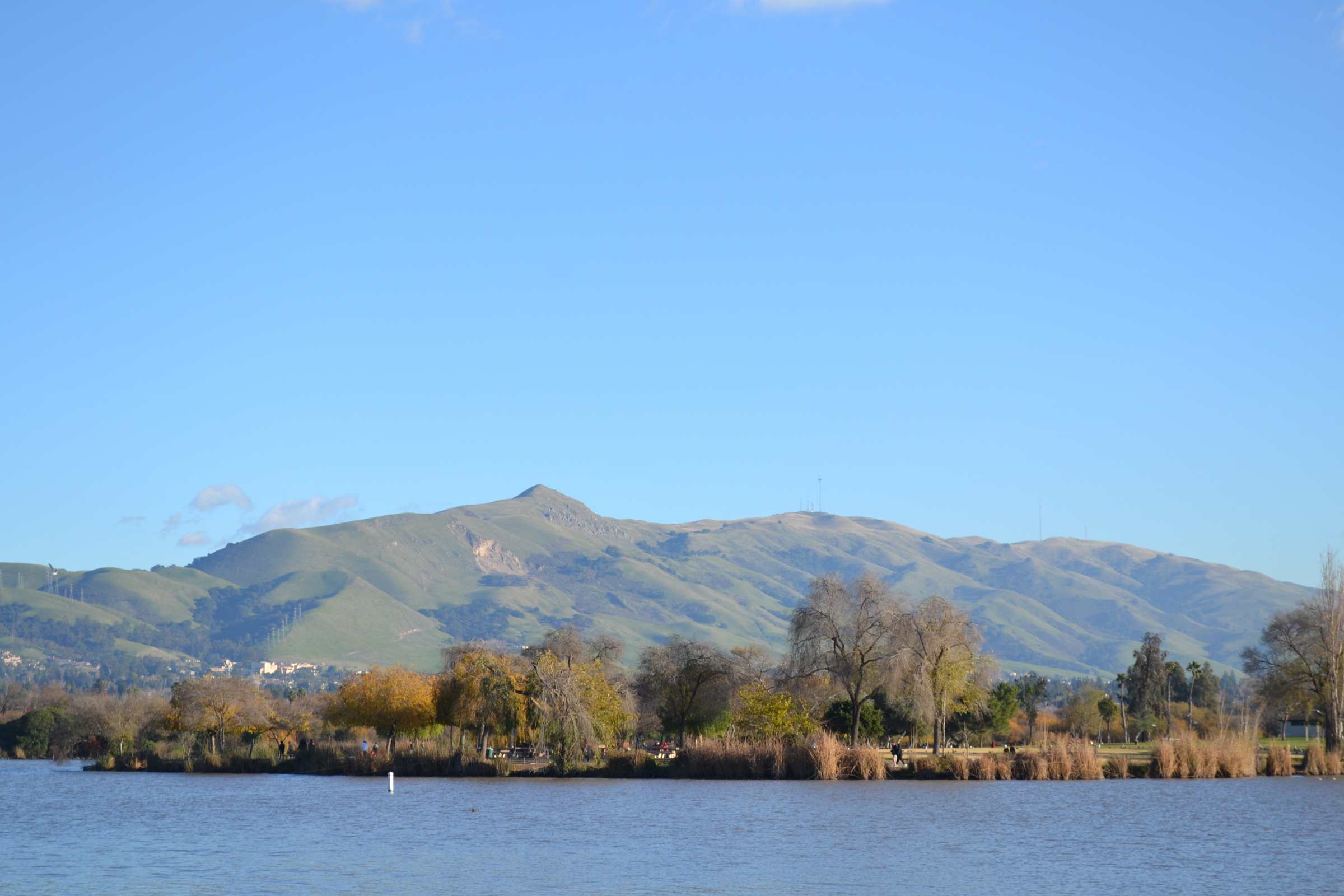 Mission Peak over Lake Elizabeth, Fremont CA